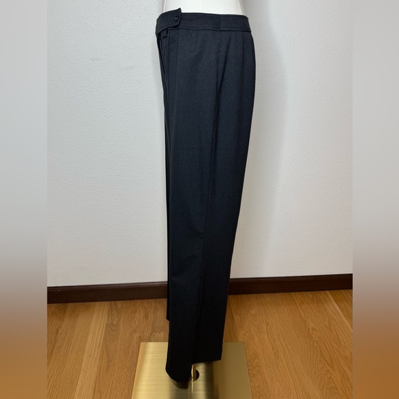 Carlisle Women's Sz 8 Wool Charcoal Grey Blend Straight Leg Dress Pants. - Picture 4 of 9